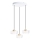 MAXLIGHT P0543 - Suspension filaire LIPARI LED/22W/230V d. 35 cm transparent