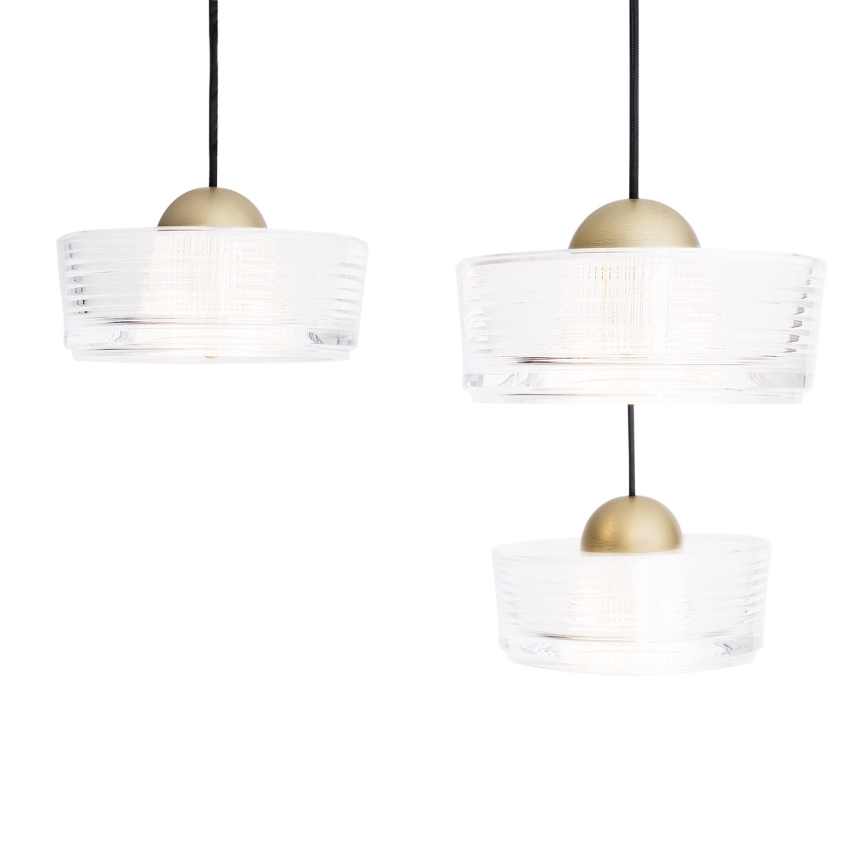MAXLIGHT P0543 - Suspension filaire LIPARI LED/22W/230V d. 35 cm transparent