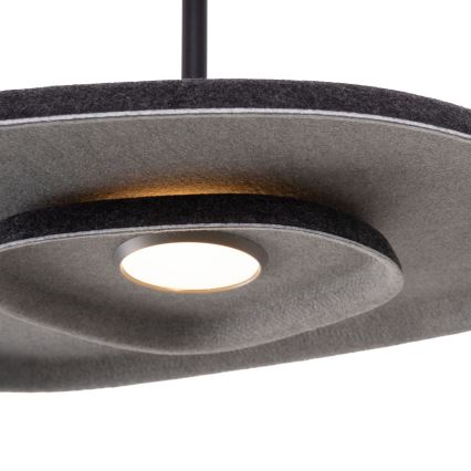 MAXLIGHT P0560 - LED Hanglamp aan een koord DEUX LED/5W/230V zwart