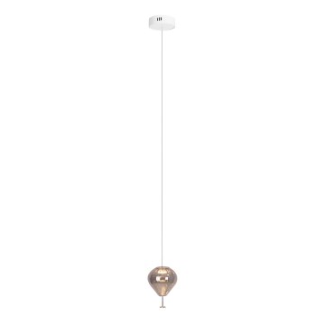MAXLIGHT P0576 - Suspension filaire PALLONCINI 2xLED/3W/230V d. 12 cm fumé