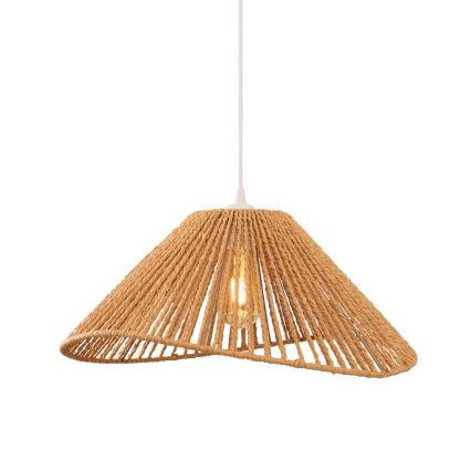 MAXLIGHT P0577 - Suspension filaire AMALFI 1xE27/15W/230V d. 45 cm beige