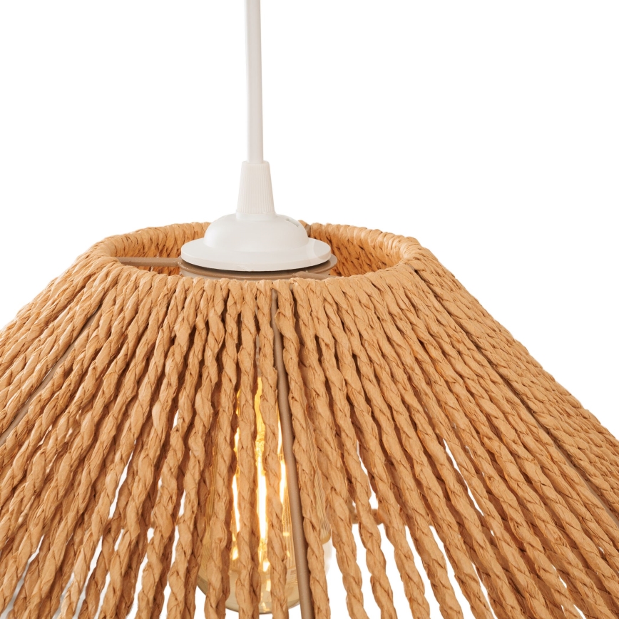 MAXLIGHT P0577 - Suspension filaire AMALFI 1xE27/15W/230V d. 45 cm beige