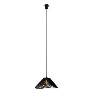 MAXLIGHT P0579 - Hanglamp aan een koord AMALFI 1xE27/15W/230V diameter 45 cm zwart