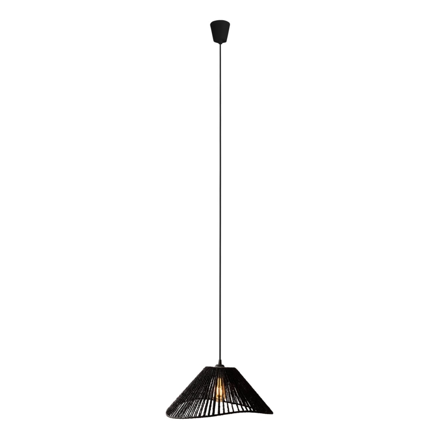 MAXLIGHT P0579 - Suspension filaire AMALFI 1xE27/15W/230V d. 45 cm noir