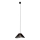 MAXLIGHT P0579 - Suspension filaire AMALFI 1xE27/15W/230V d. 45 cm noir