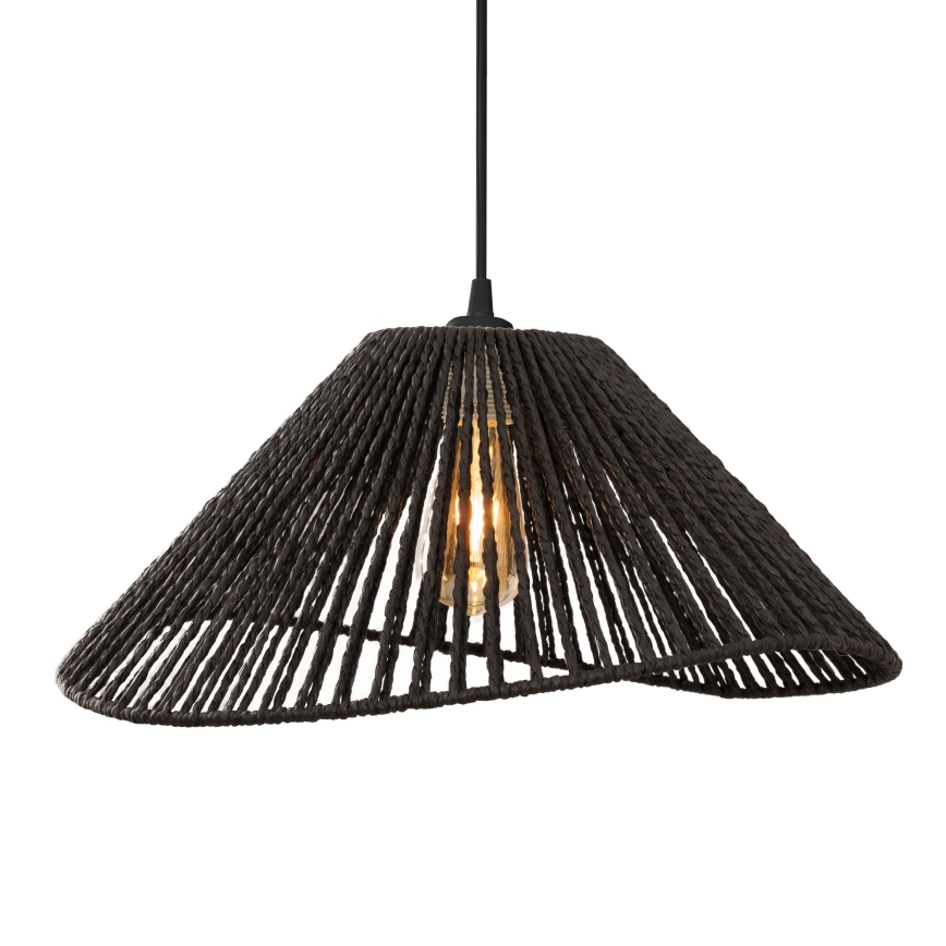 MAXLIGHT P0579 - Suspension filaire AMALFI 1xE27/15W/230V d. 45 cm noir