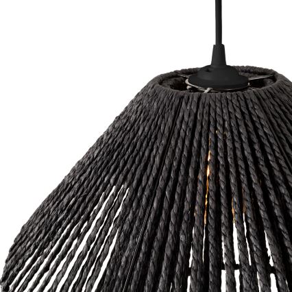 MAXLIGHT P0580 - Hanglamp aan een koord AMALFI 1xE27/15W/230V diameter 45 cm zwart