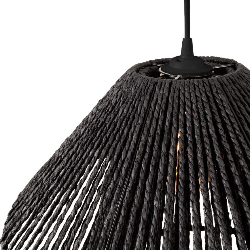 MAXLIGHT P0580 - Hanglamp aan een koord AMALFI 1xE27/15W/230V diameter 45 cm zwart