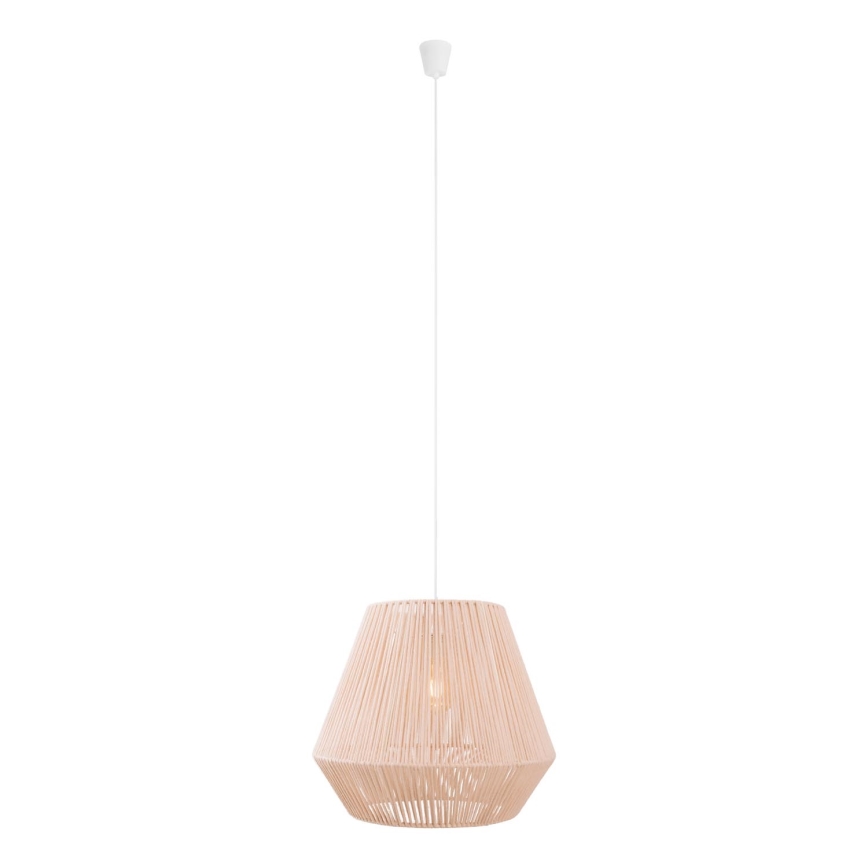 MAXLIGHT P0584 - Hanglamp aan een koord PRASLIN 1xE27/15W/230V diameter 44 cm beige