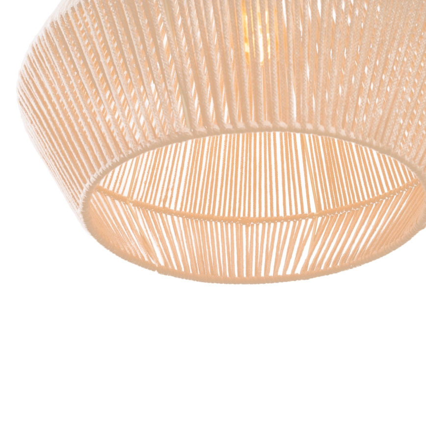 MAXLIGHT P0584 - Hanglamp aan een koord PRASLIN 1xE27/15W/230V diameter 44 cm beige