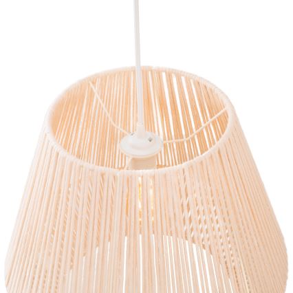 MAXLIGHT P0584 - Hanglamp aan een koord PRASLIN 1xE27/15W/230V diameter 44 cm beige