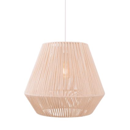 MAXLIGHT P0584 - Suspension filaire PRASLIN 1xE27/15W/230V d. 44 cm beige
