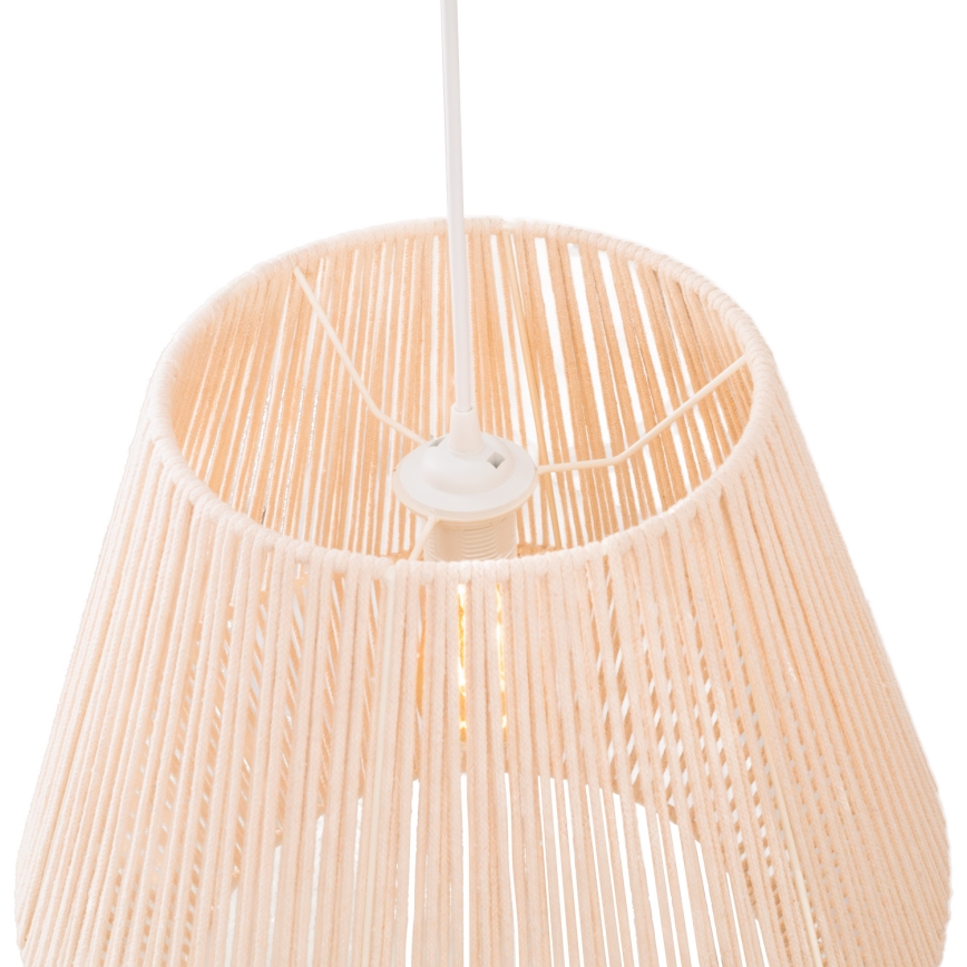 MAXLIGHT P0584 - Suspension filaire PRASLIN 1xE27/15W/230V d. 44 cm beige
