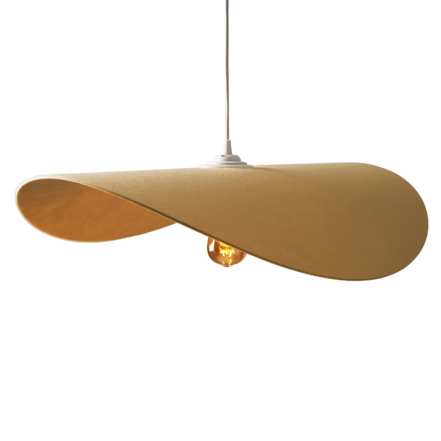 MAXLIGHT P0585 - Hanglamp aan een koord PAN 1xE27/15W/230V diameter 60 cm crème