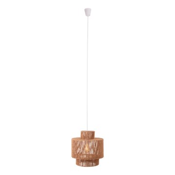 MAXLIGHT P0586 - Suspension filaire LABRIZ 1xE27/15W/230V d. 35 cm beige