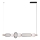 MAXLIGHT P0593 - Suspension filaire BORA LED/29W/230V blanc/noir