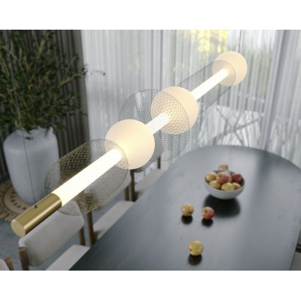 MAXLIGHT P0593 - Suspension filaire BORA LED/29W/230V blanc/noir