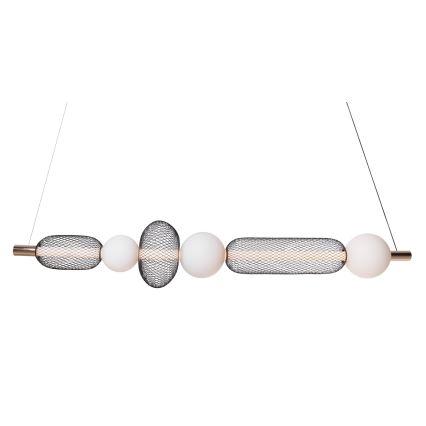 MAXLIGHT P0593 - Suspension filaire BORA LED/29W/230V blanc/noir