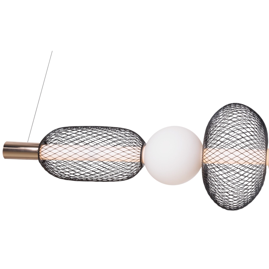 MAXLIGHT P0593 - Suspension filaire BORA LED/29W/230V blanc/noir