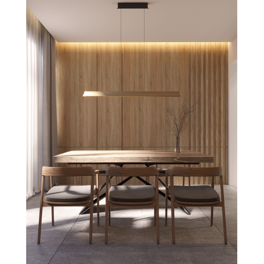 MAXLIGHT P0594 - Dimbare LED hanglamp aan een koord JO-JO LED/38W/230V 2700/4500/5500K messing