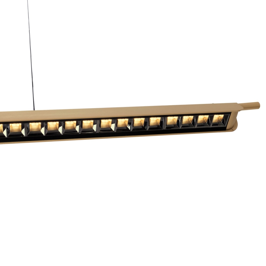 MAXLIGHT P0596 - Dimbare JO-JO LED-hanglamp aan kabel LED/40W/230V 2700/4500/5500K goudkleurig
