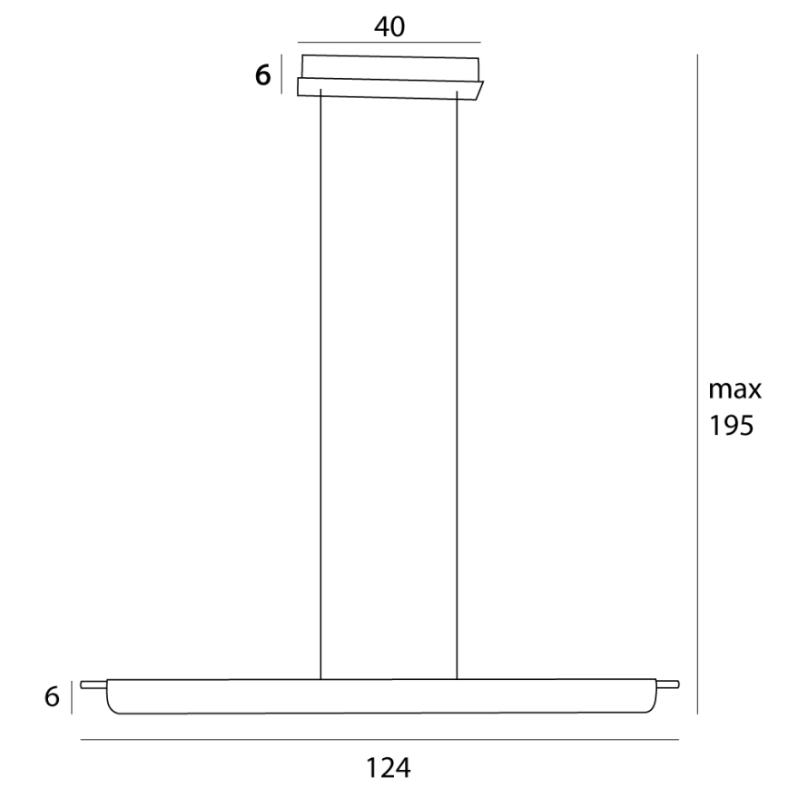 MAXLIGHT P0597 - Dimbare LED hanglamp aan een koord JO-JO LED/40W/230V 2700/4500/5500K antraciet