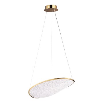 MAXLIGHT P0637D - Suspension sur câble EMPIRE LED/17W/230V, finition dorée