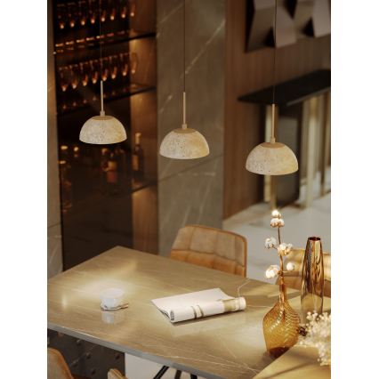 MAXLIGHT P0666 - LED-hanglamp aan kabel CUCCINA LED/57W/230V Ø 15 cm beige