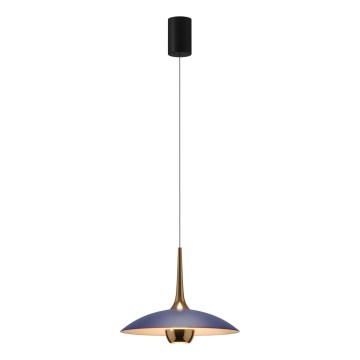 MAXLIGHT P0675 - LED-kroonluchter aan kabel MANUKA LED/12W/230V Ø 28 cm goud/blauw