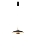 MAXLIGHT P0676 - LED-kroonluchter aan stalen kabel MANUKA LED/12W/230V Ø 28 cm goud/zwart