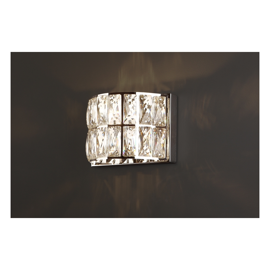 MAXLIGHT W0204 - Applique murale DIAMANTE 1xG9/42W/230V chrome brillant