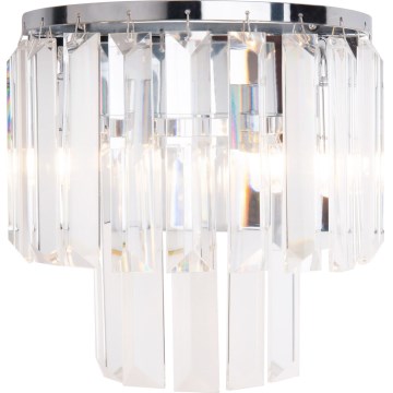 MAXLIGHT W0209 - Wandlamp MONACO 2xG9/40W/230V glanzend chroom