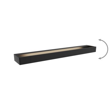MAXLIGHT W0309 - Applique murale salle de bain FLINK LED/18W/230V 60 cm IP44 noir