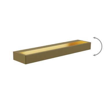 MAXLIGHT W0318 - Applique murale salle de bain FLINK LED/12W/230V 45 cm IP44 doré