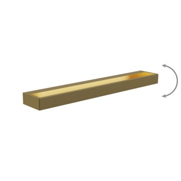 MAXLIGHT W0319 - Applique murale salle de bain FLINK LED/18W/230V 60 cm IP44 doré