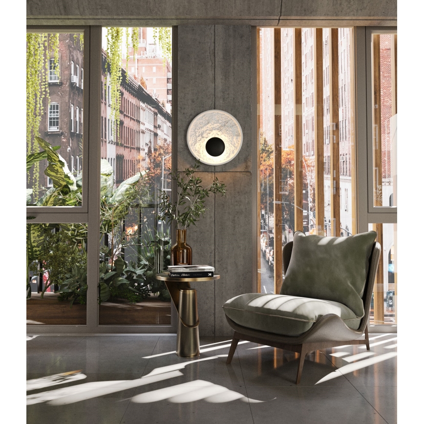 MAXLIGHT W0325 - LED wand verlichting OYAKA LED/5W/230V diameter 29 cm wit/zwart