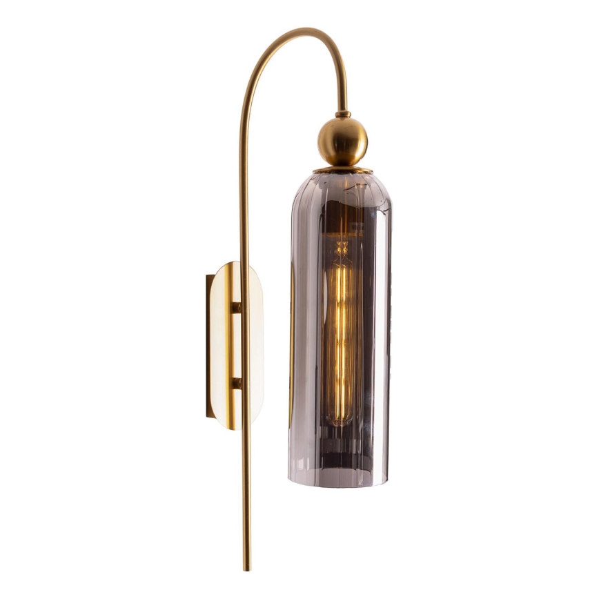 MAXLIGHT W0333 - Applique murale CAMPANILA 1xE27/40W/230V laiton/gris
