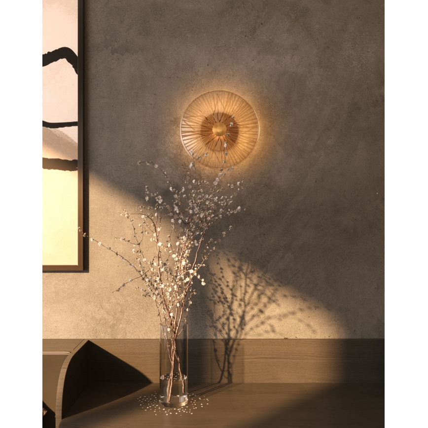 MAXLIGHT W0355 - LED wand verlichting ALLURE LED/5W/230V diameter 28 cm goud