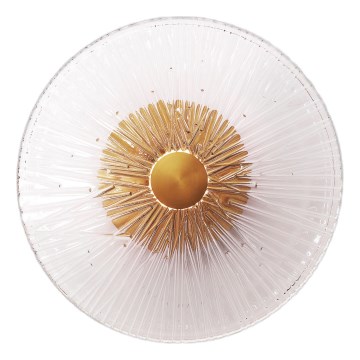 MAXLIGHT W0356 - LED wand verlichting ALLURE LED/5W/230V diameter 28 cm goud/doorzichtig