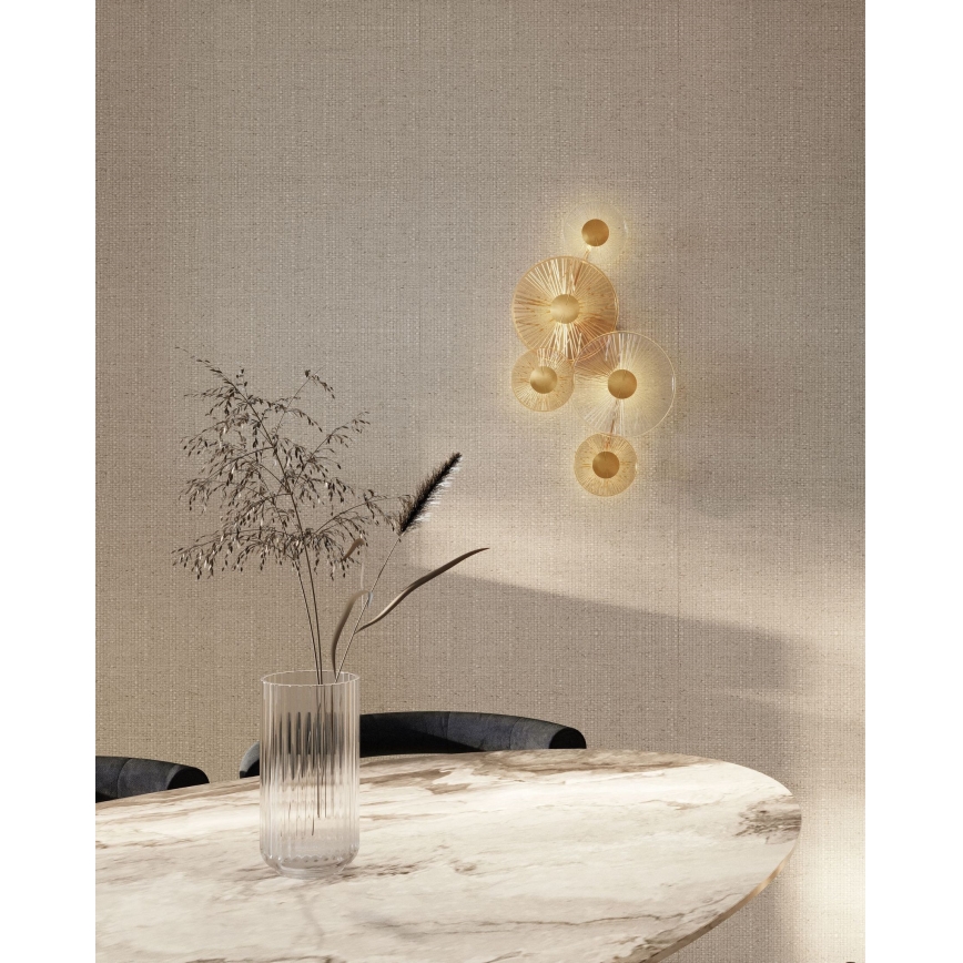 MAXLIGHT W0357 - Applique murale ALLURE 5xLED/5W/230V doré