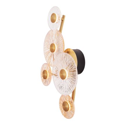 MAXLIGHT W0357 - Applique murale ALLURE 5xLED/5W/230V doré