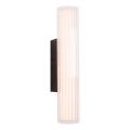 MAXLIGHT W0363 - LED Badkamer wandlamp FAYETTE LED/6W/230V 31 cm IP44 zwart