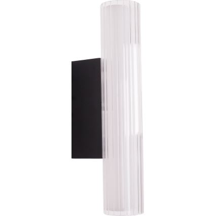 MAXLIGHT W0363 - LED Badkamer wandlamp FAYETTE LED/6W/230V 31 cm IP44 zwart