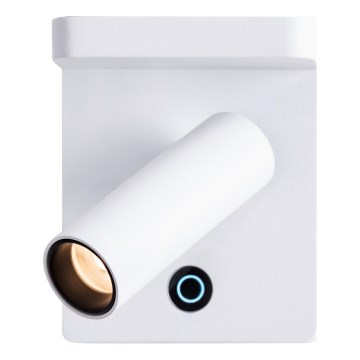 MAXLIGHT W0373 - Spot mural avec charge sans fil LOFER LED/7W/230V blanc