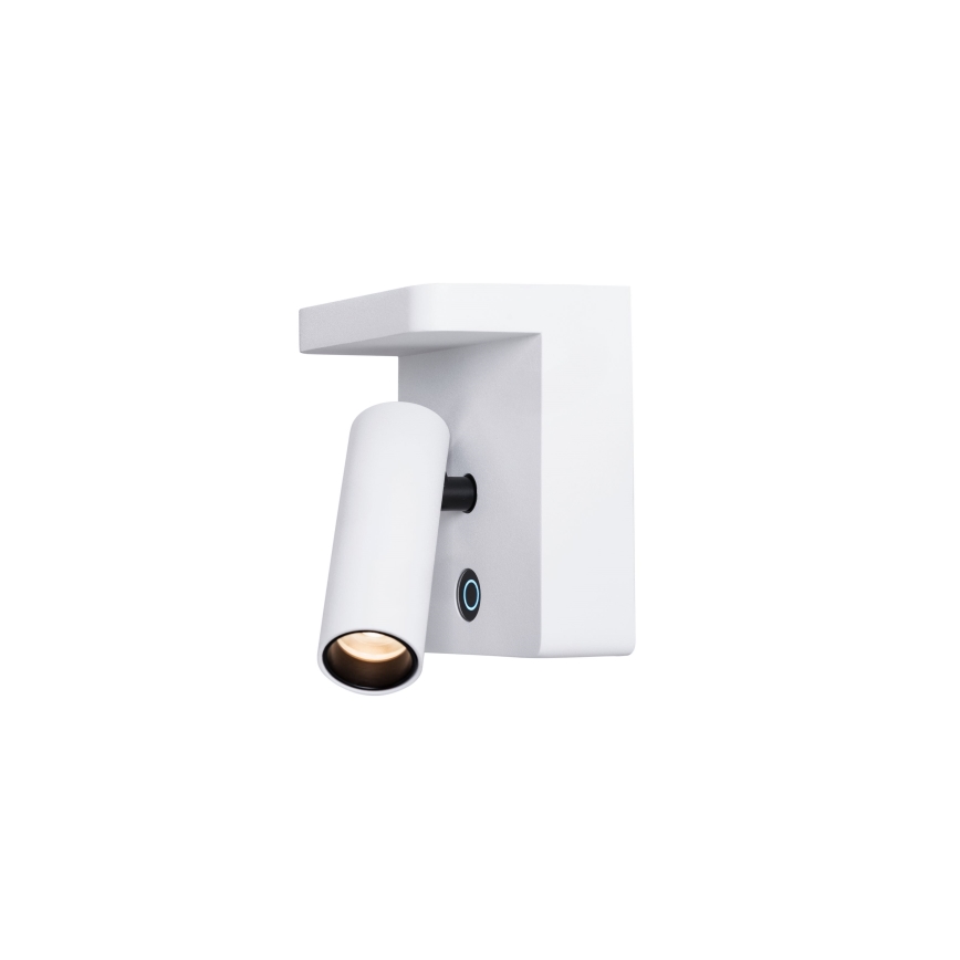 MAXLIGHT W0373 - Spot mural avec charge sans fil LOFER LED/7W/230V blanc