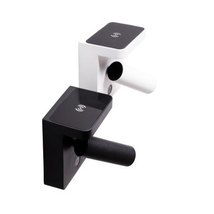 MAXLIGHT W0373 - Spot mural avec charge sans fil LOFER LED/7W/230V blanc