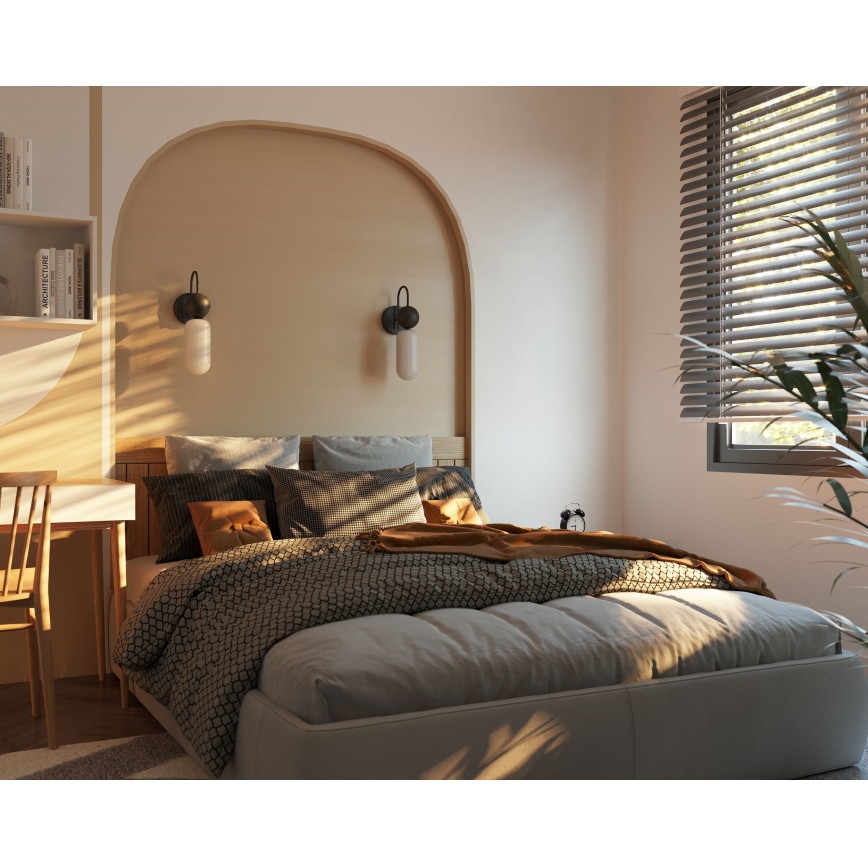 MAXLIGHT W0381 - Applique murale ROMA 1xG9/12W/230V noir