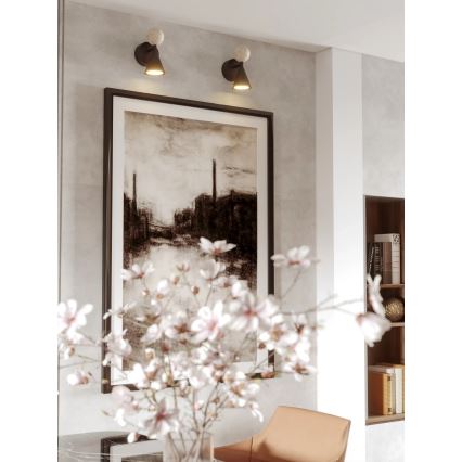 MAXLIGHT W0445 - Applique murale BINGO LED/8W/230V CRI 92 noire/beige