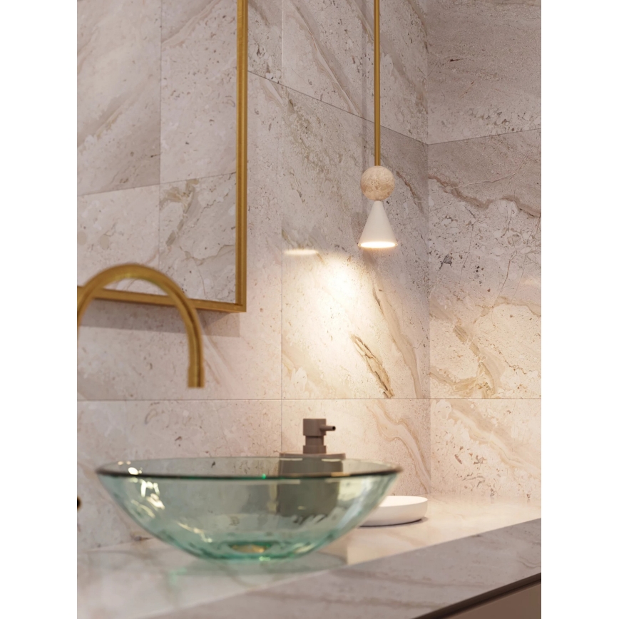 MAXLIGHT W0449 - LED Wandlamp BINGO LED/8W/230V CRI 92 goud/beige