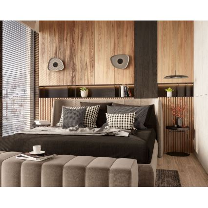 MAXLIGHT W0558 - Applique murale DEUX LED/5W/230V noir